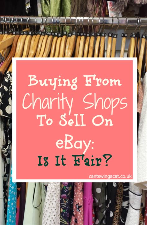 buying from charity shops and selling on ebay